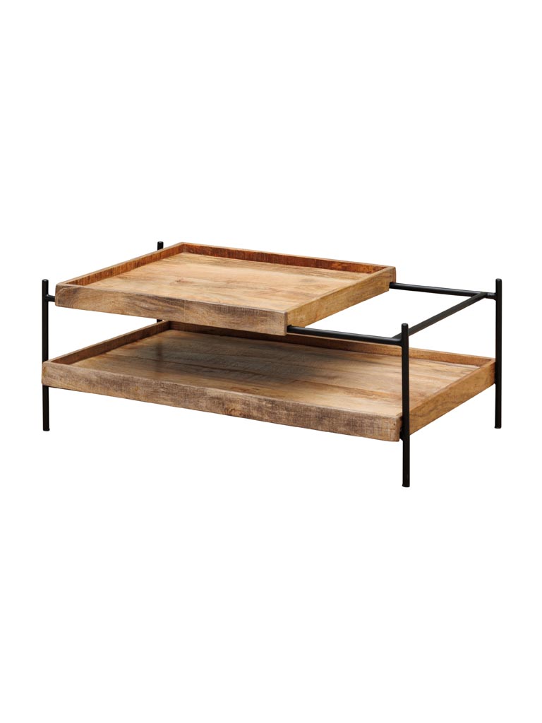 Modular coffee table sliding top - 3