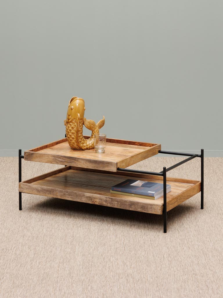 Modular coffee table sliding top - 4