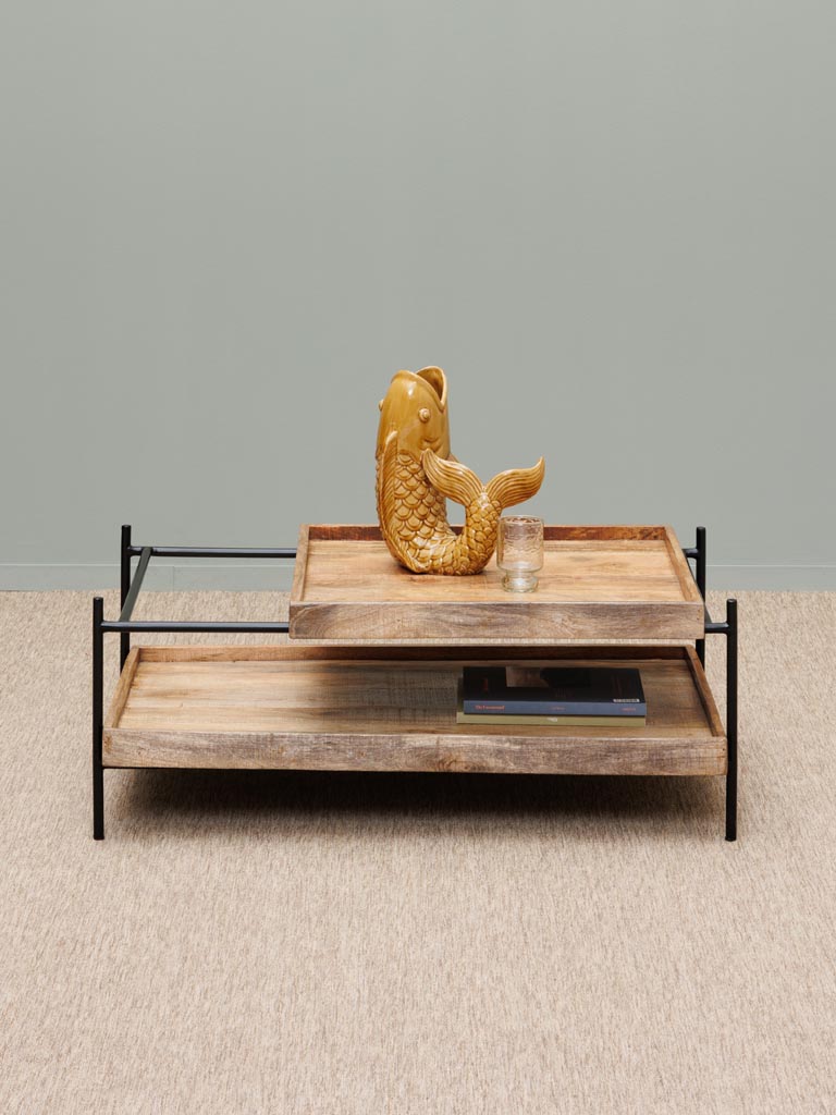 Modular coffee table sliding top - 6