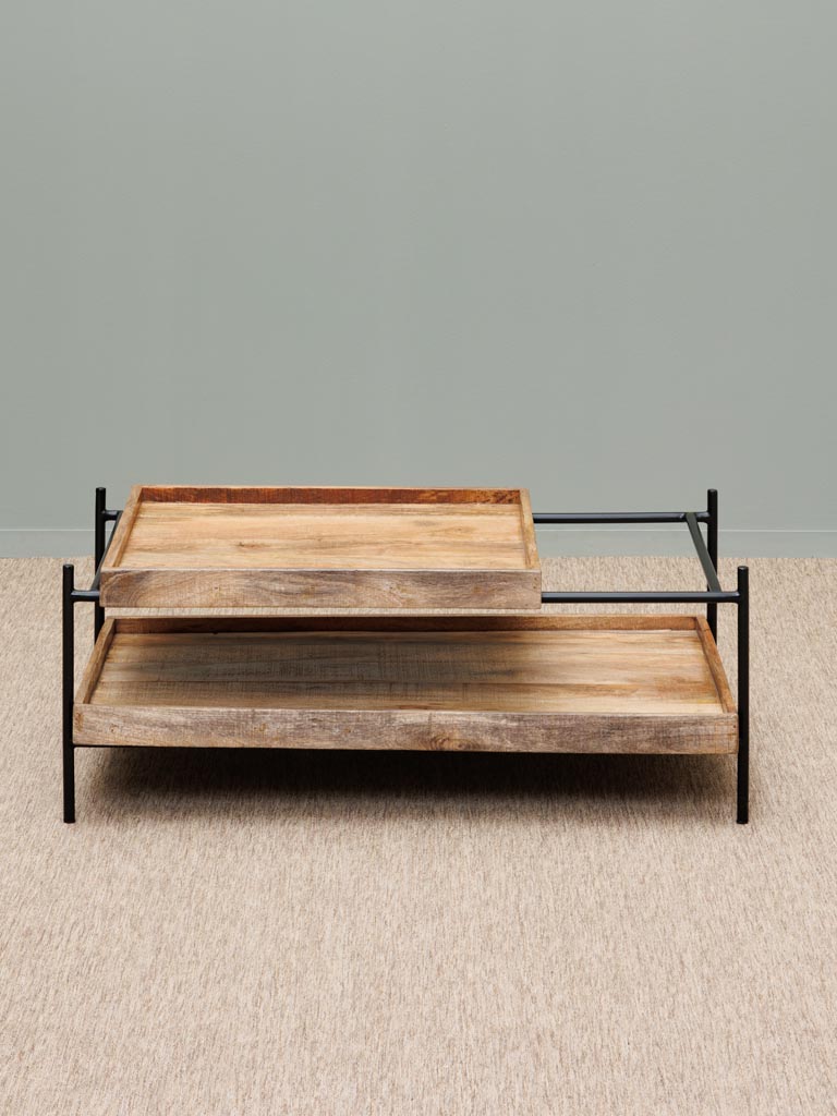 Modular coffee table sliding top - 5