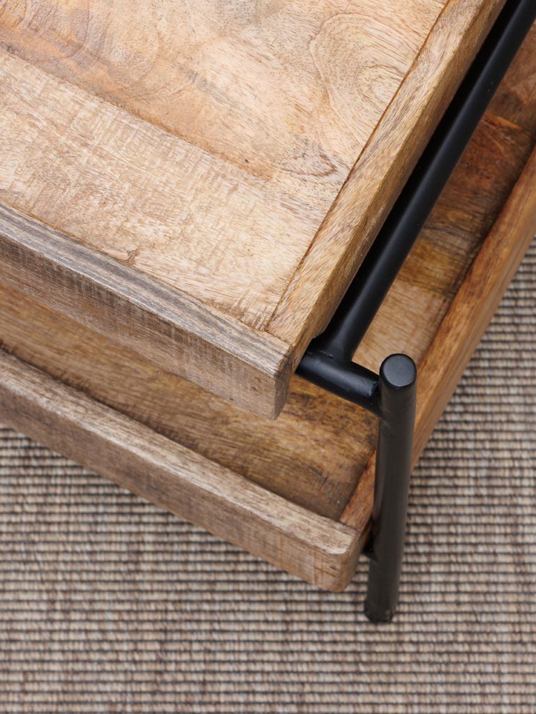 Modular coffee table sliding top - 2