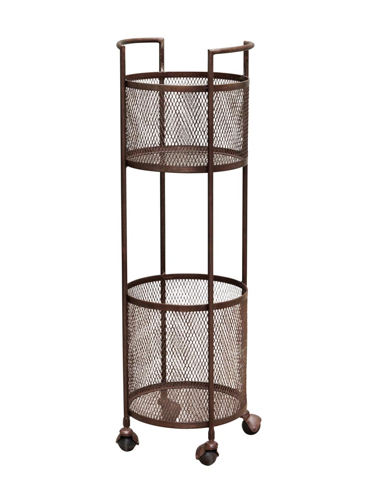 Storage baskets on wheels 2 levels - 2