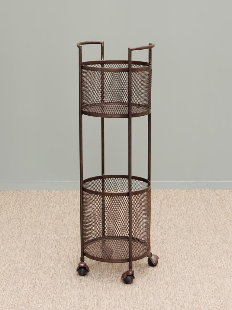 Storage baskets on wheels 2 levels - 1