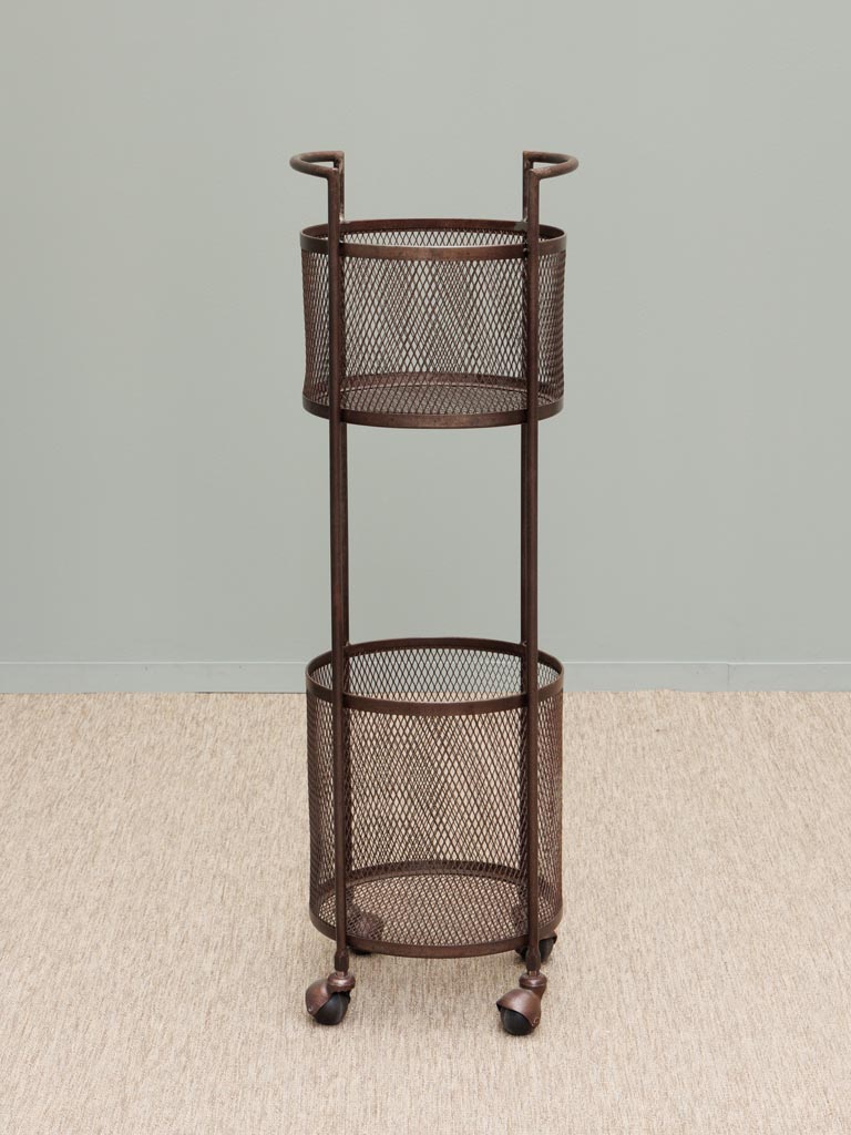 Storage baskets on wheels 2 levels - 3