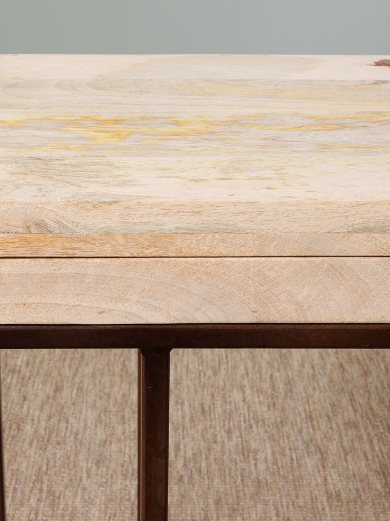 Openable top side table Recta - 4