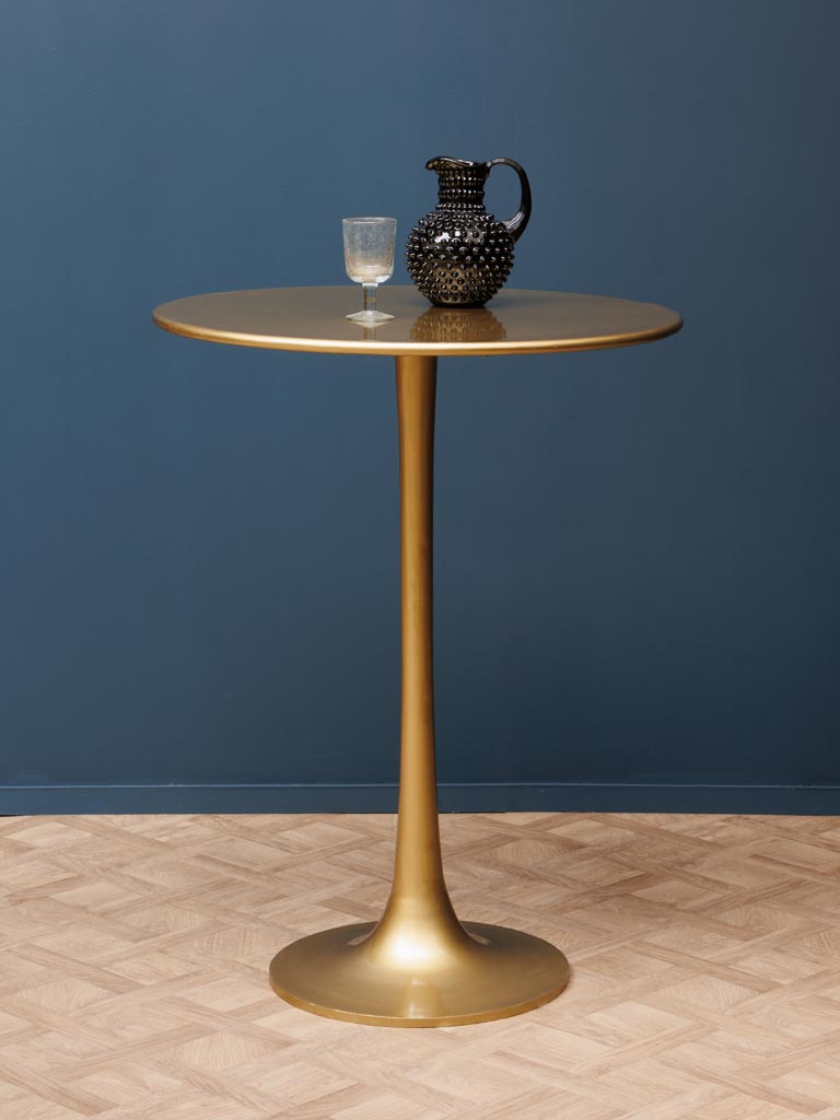 Bar table golden patina Pop - 3