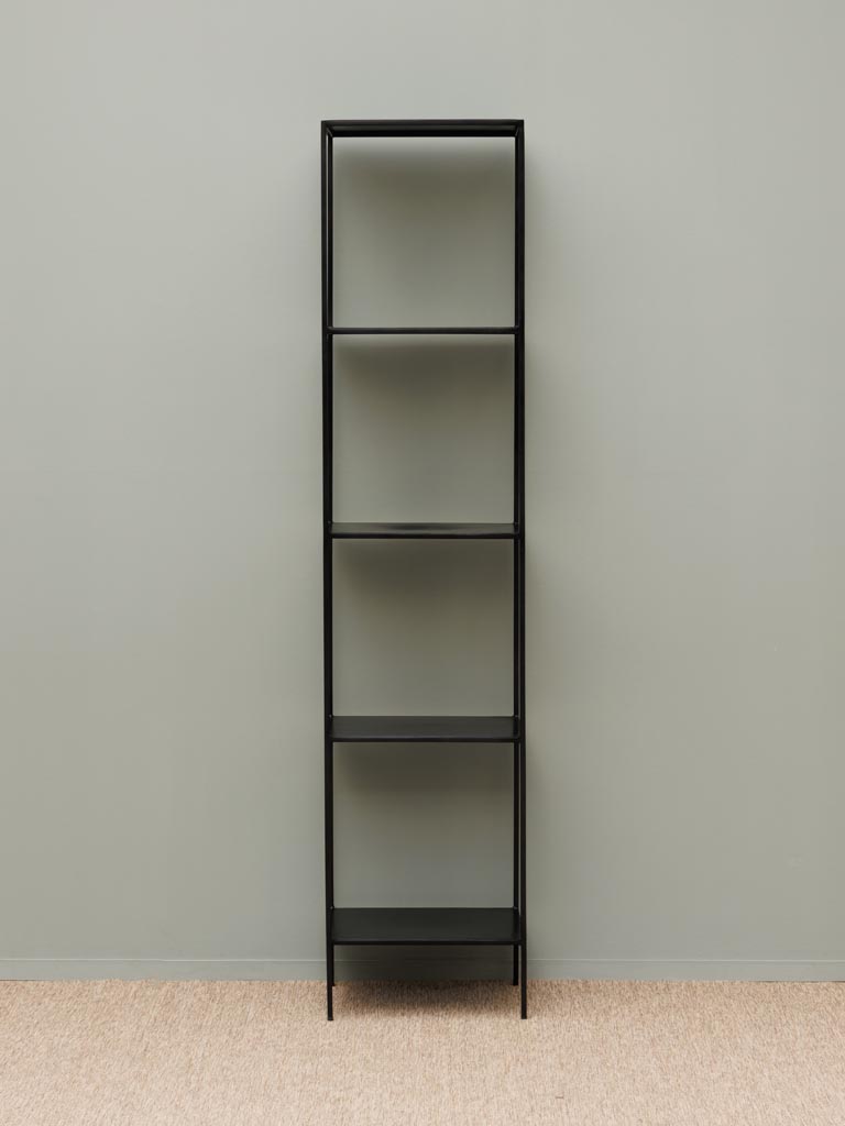 Etagère noire étroite Voiry - 1