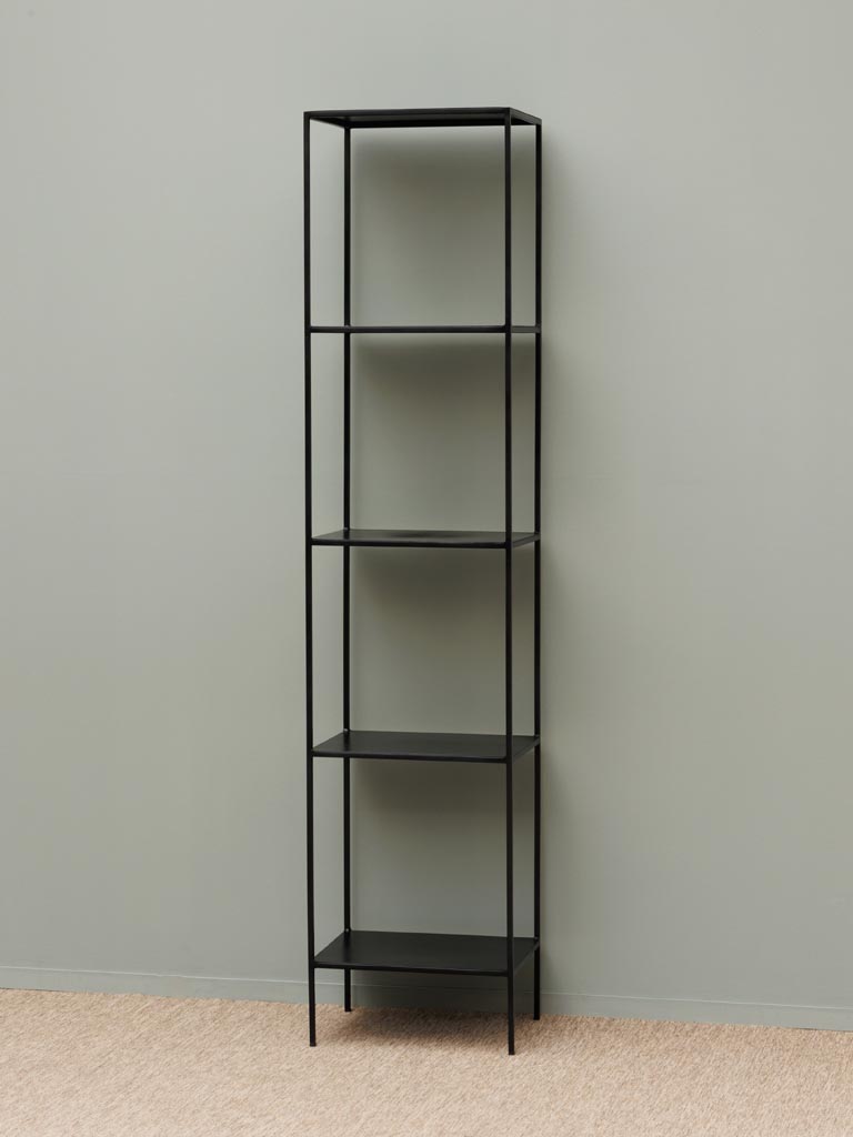 Etagère noire étroite Voiry - 3