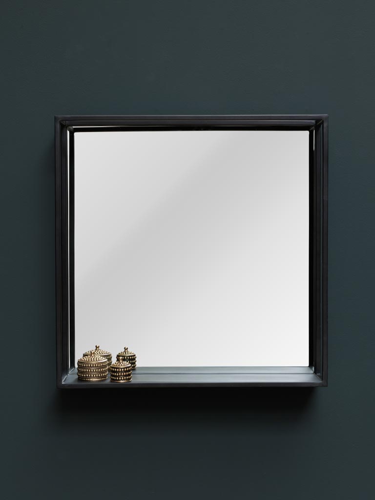 Square mirror with shelf - 1