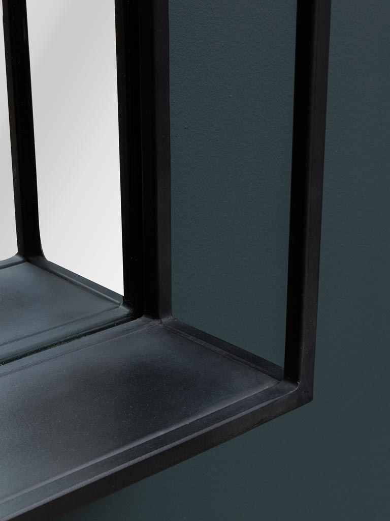 Square mirror with shelf - 4