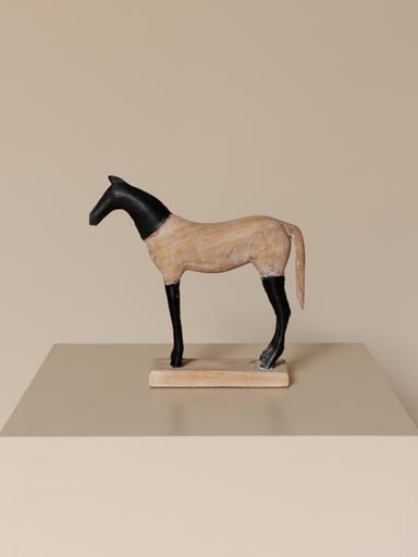 Small horse on base Narra