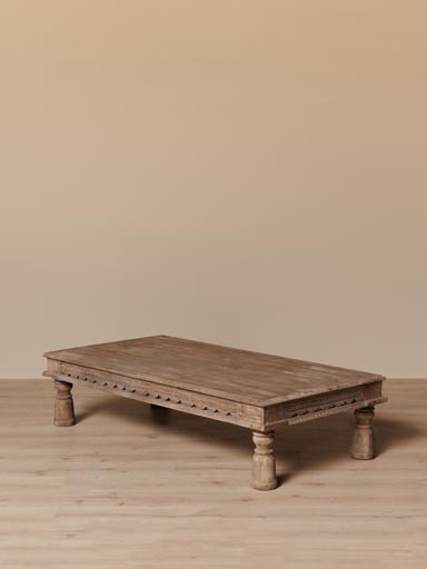 Grande table basse en bois