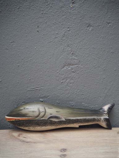 Decorative wooden khaki fish