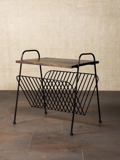 Table d'appoint porte magazines