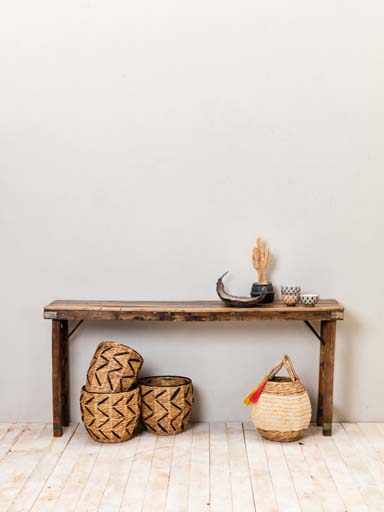 Wooden antique folding console unique piece