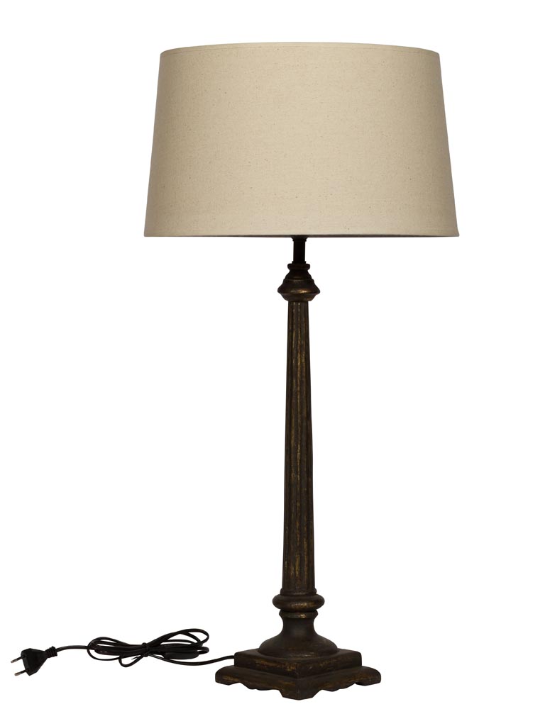 Table lamp golden patina Lilith - 2