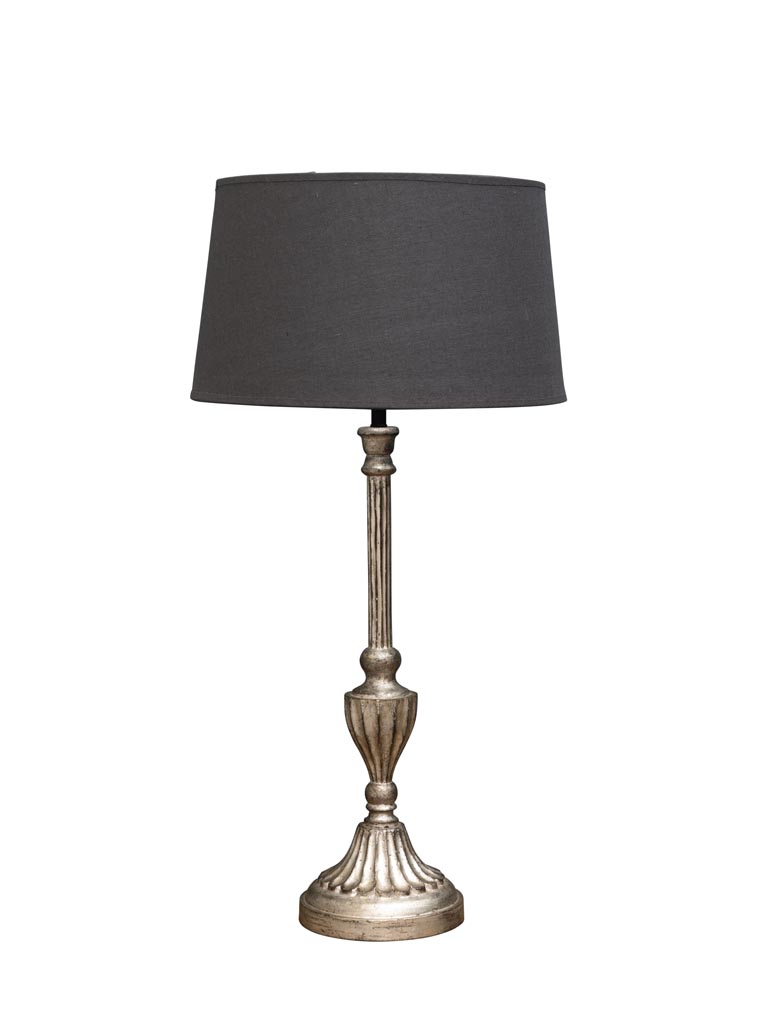 Table lamp silver Oria (Lampshade included) - 2