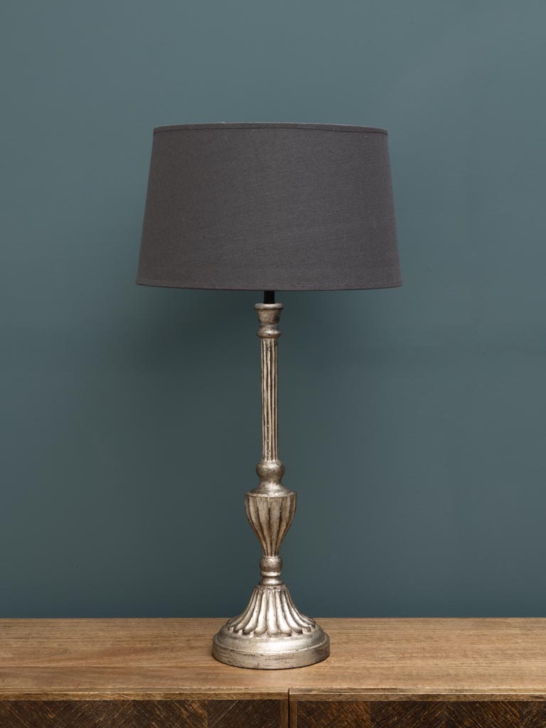 Table lamp silver Oria (Lampshade included) - 1