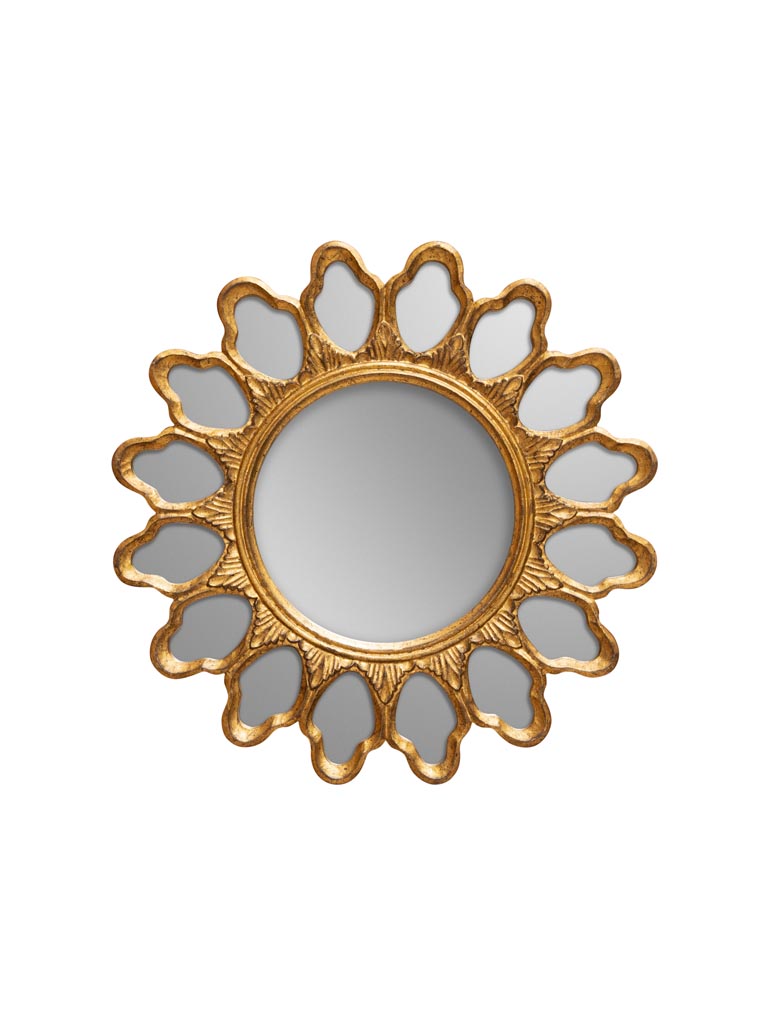 Miroir en bois doré Floriana - 2