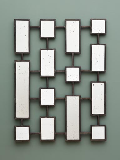 Antique mirror iron edge Cnossos