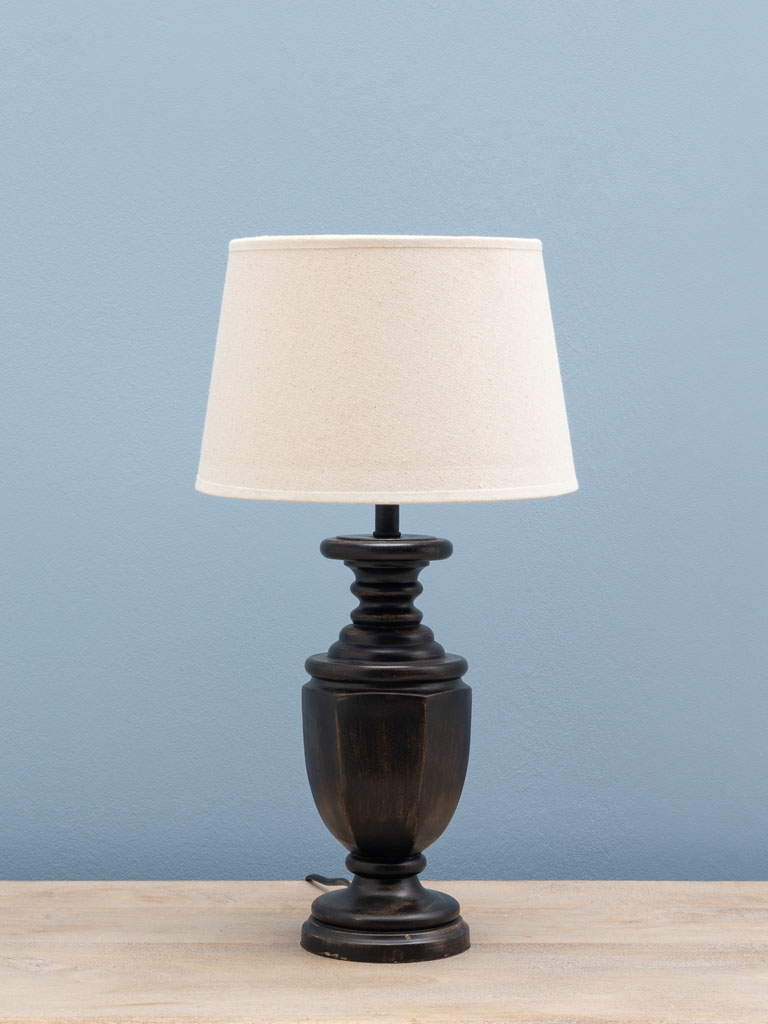Table lamp brown Lizzie (Lampshade included) - 1