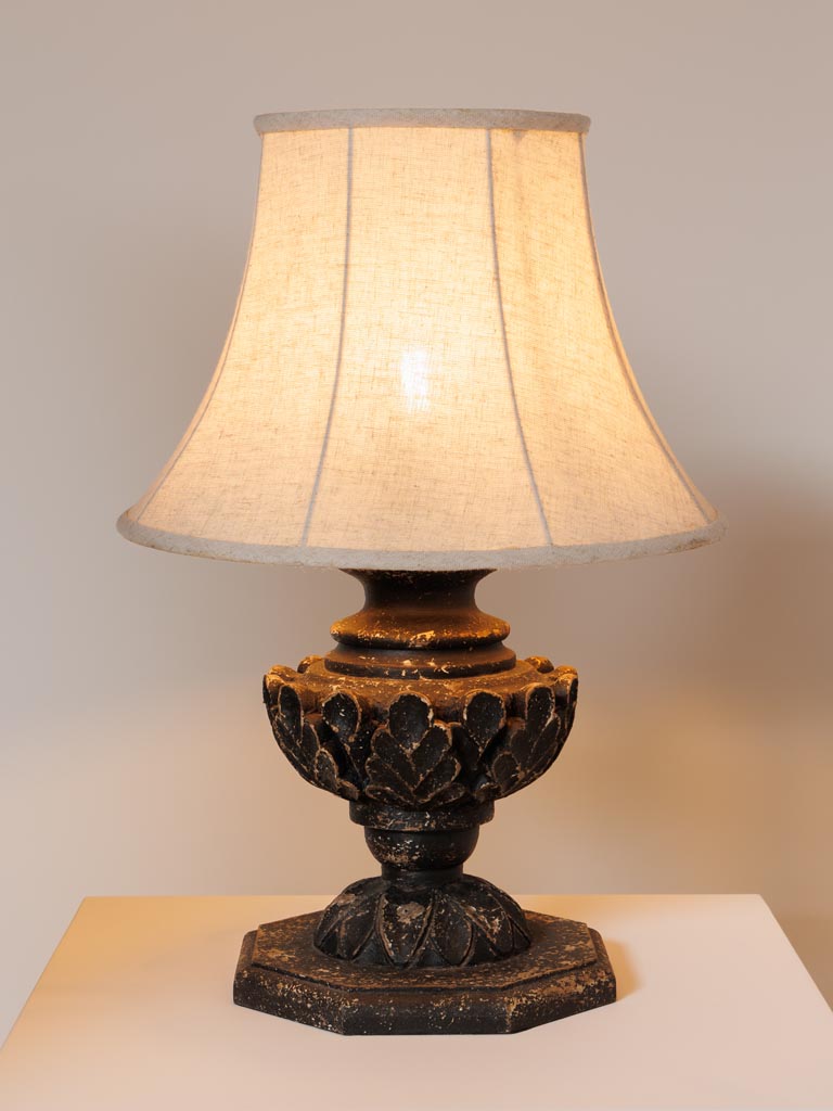 Sculpted table lamp Corinthe - 4
