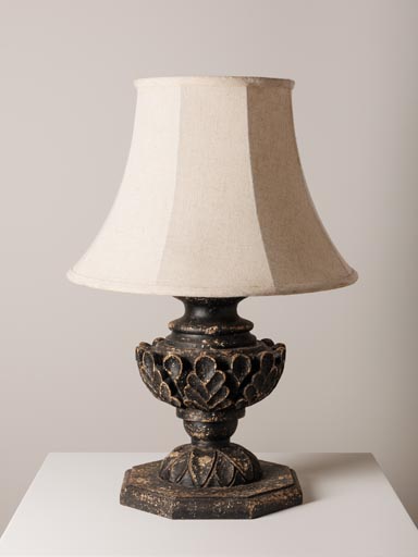 Sculpted table lamp Corinthe
