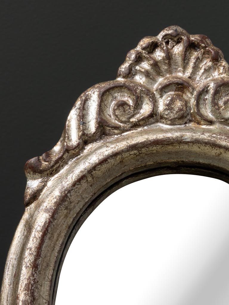 Miroir patine argentée Alma - 4