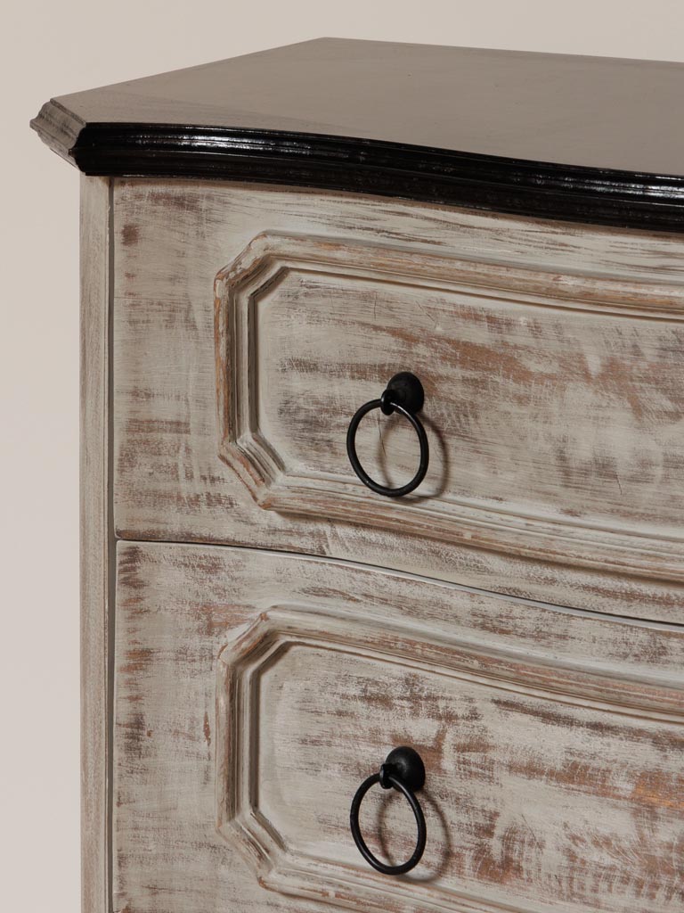 Commode 3 tiroirs Antique - 5