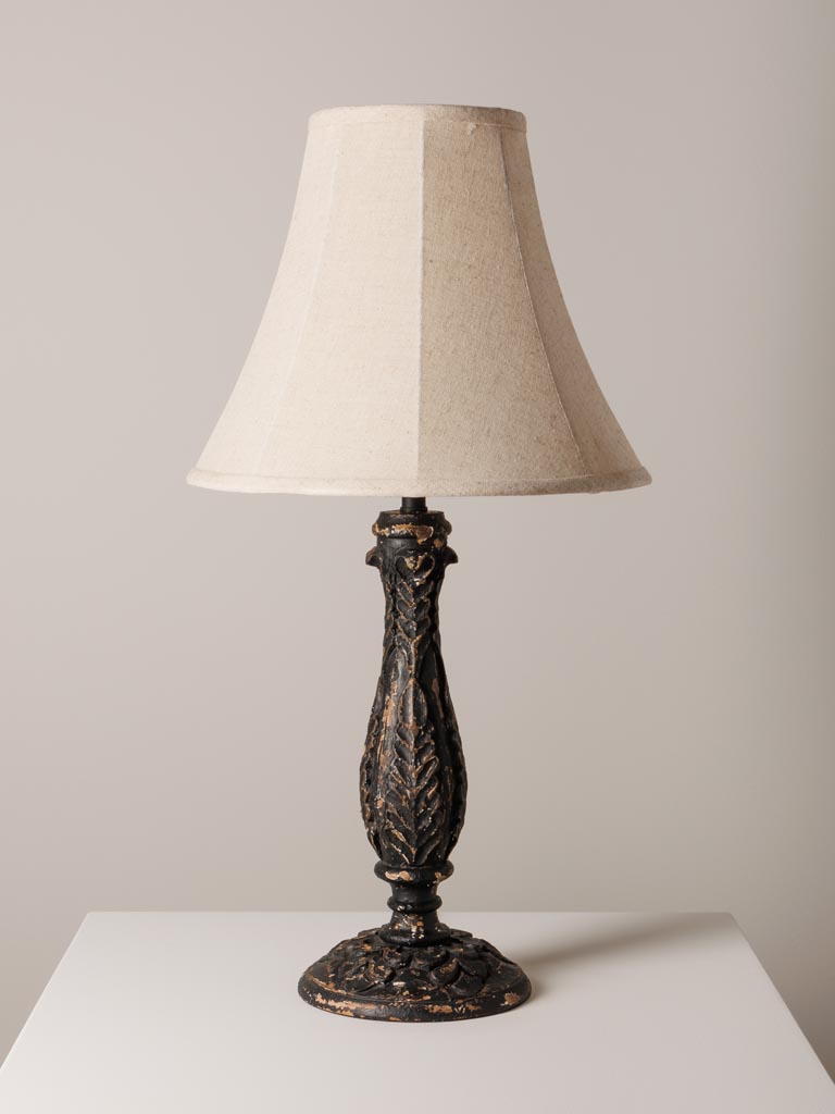 Thin sculpted table lamp Ephèse - 1