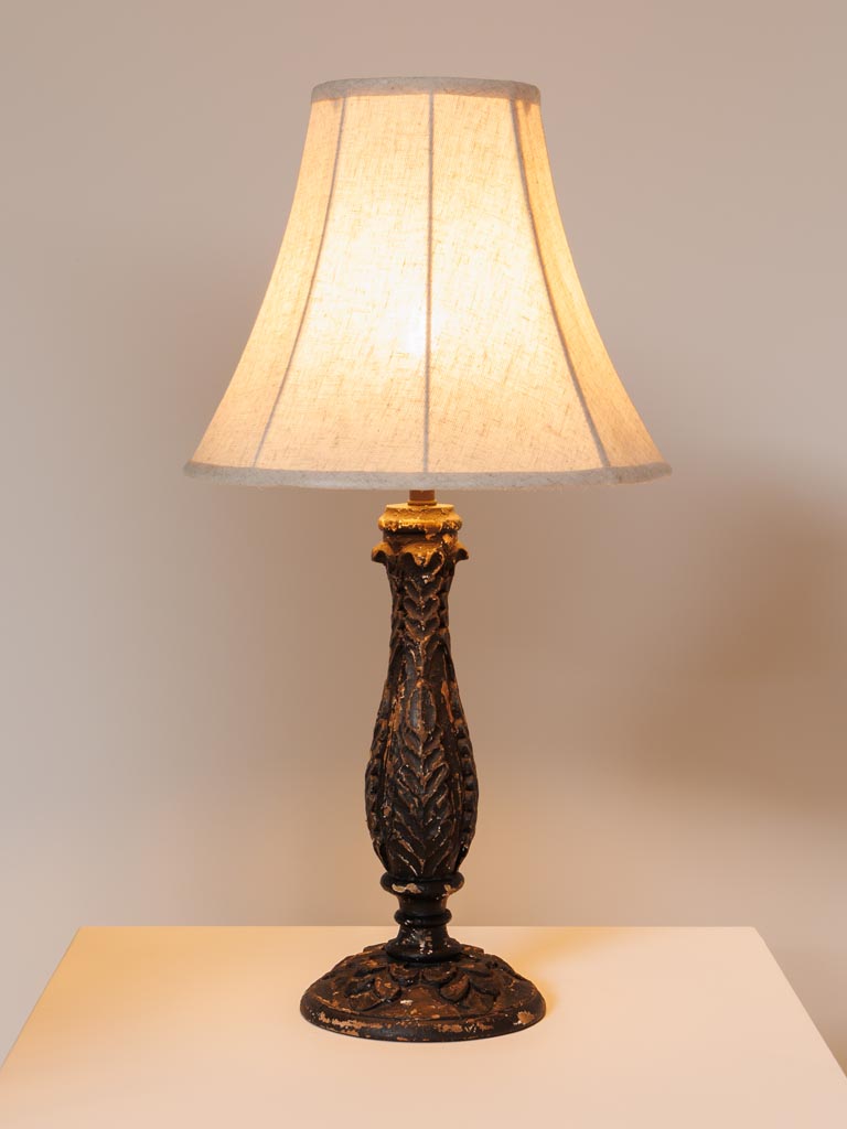 Thin sculpted table lamp Ephèse - 4