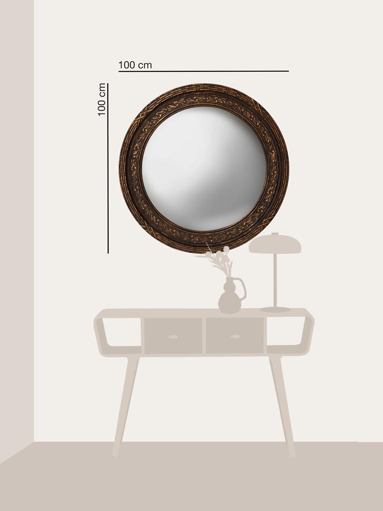 Large convex mirror Gallica - 4