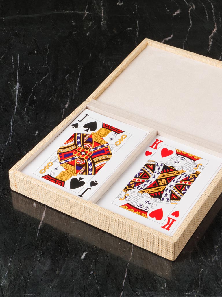 Chic box with extra large decks of cards - 3