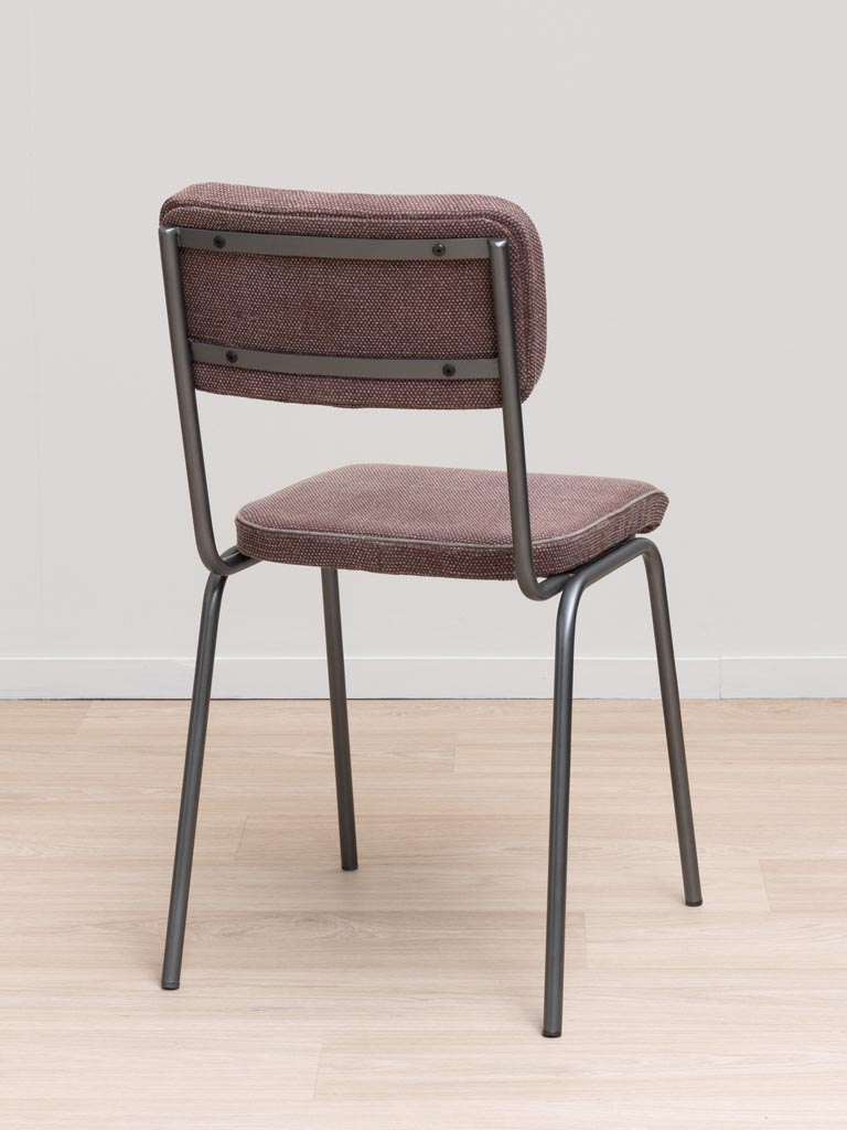 Chair burgundy Fairmont - 5