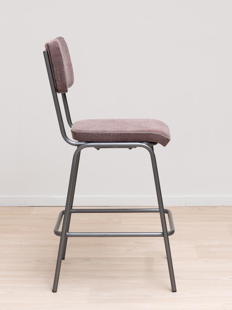 Chaise de comptoir  bordeau Fairmont - 7