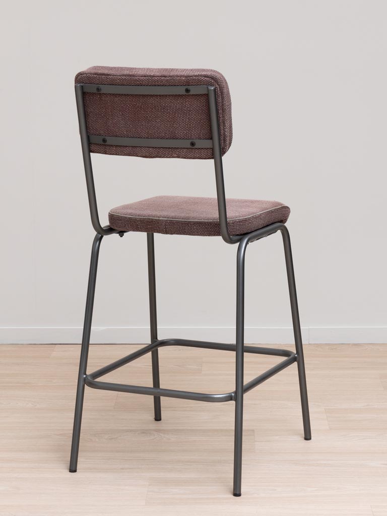 Chaise de comptoir  bordeau Fairmont - 6