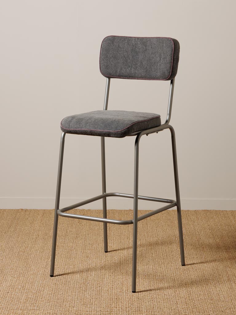 Bar chair grey Fairmont - 1