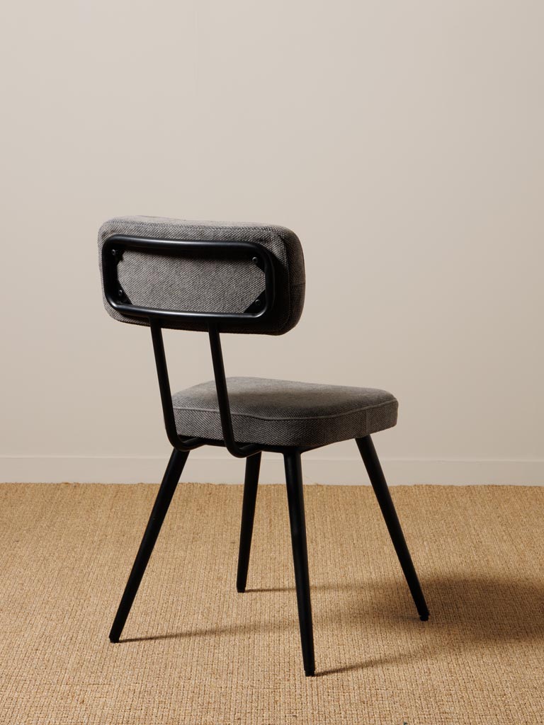 Chaise stonewashed grise Fairfax - 4