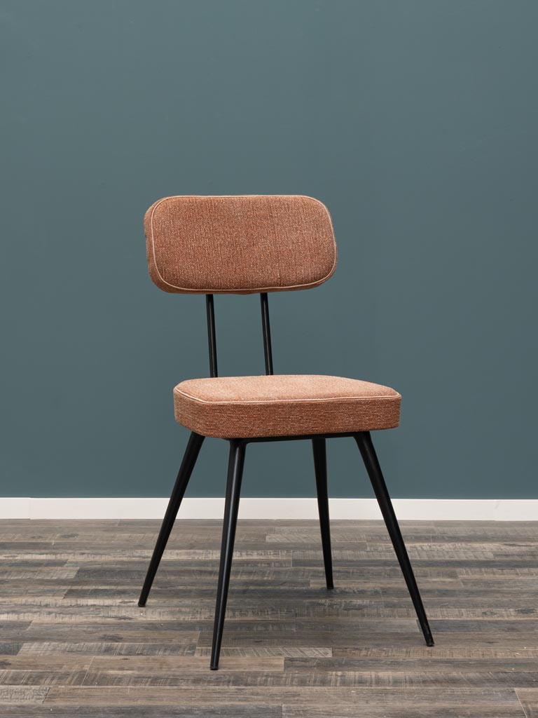 Chair stonewashed orange Fairfax - 1