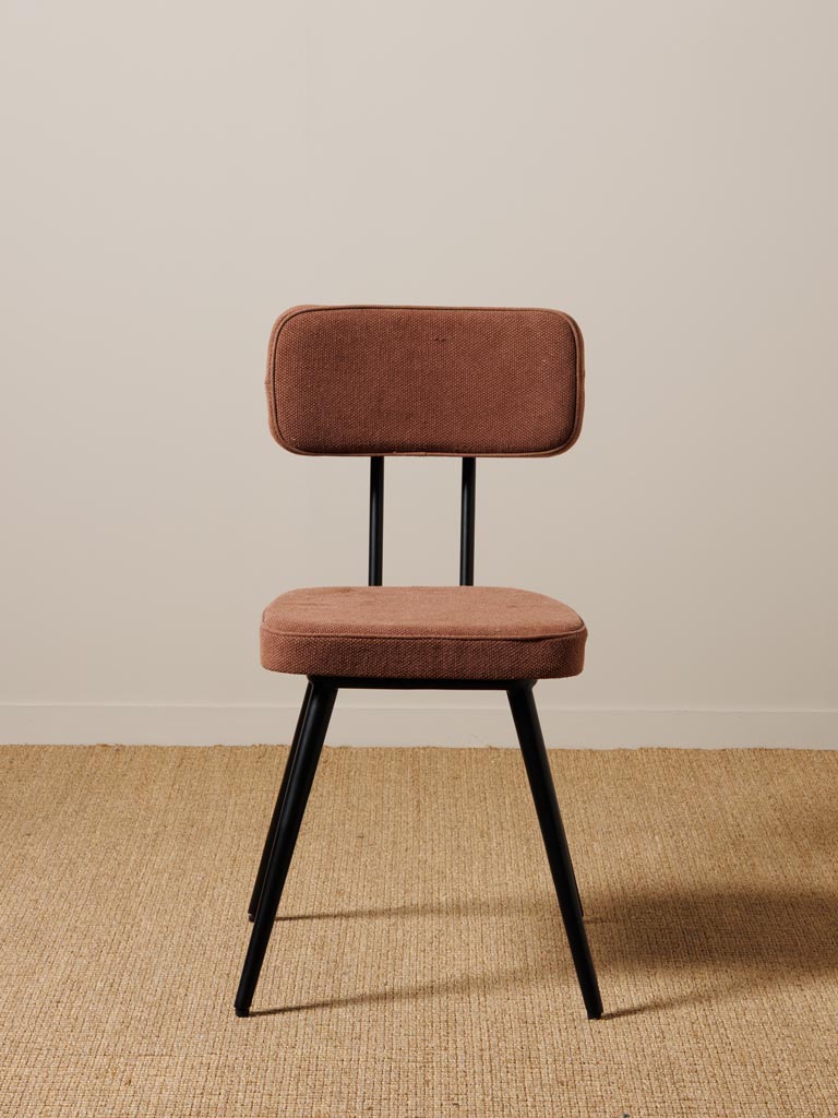 Chaise Stonewashed orange Fairfax - 3