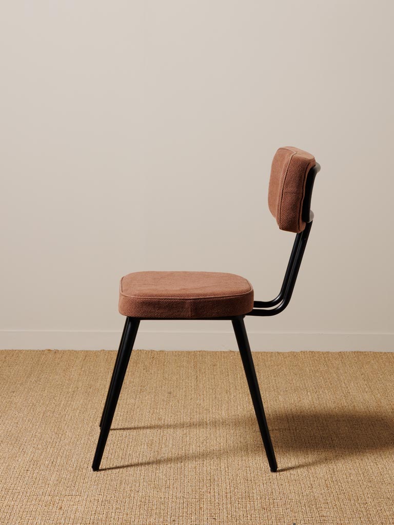 Chaise Stonewashed orange Fairfax - 5
