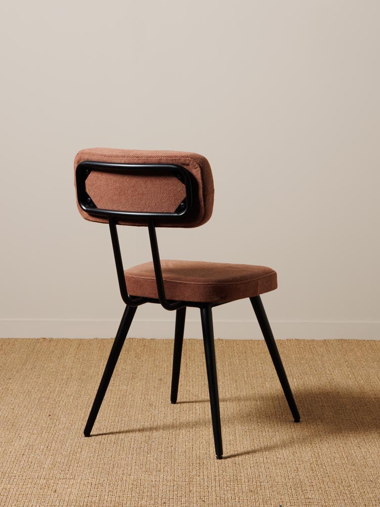 Chaise Stonewashed orange Fairfax - 4