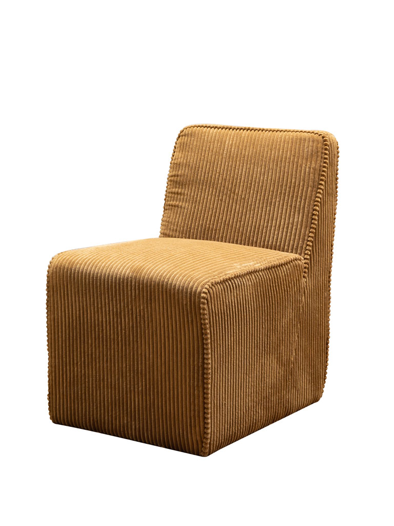 Disco chair mustard cord - 2
