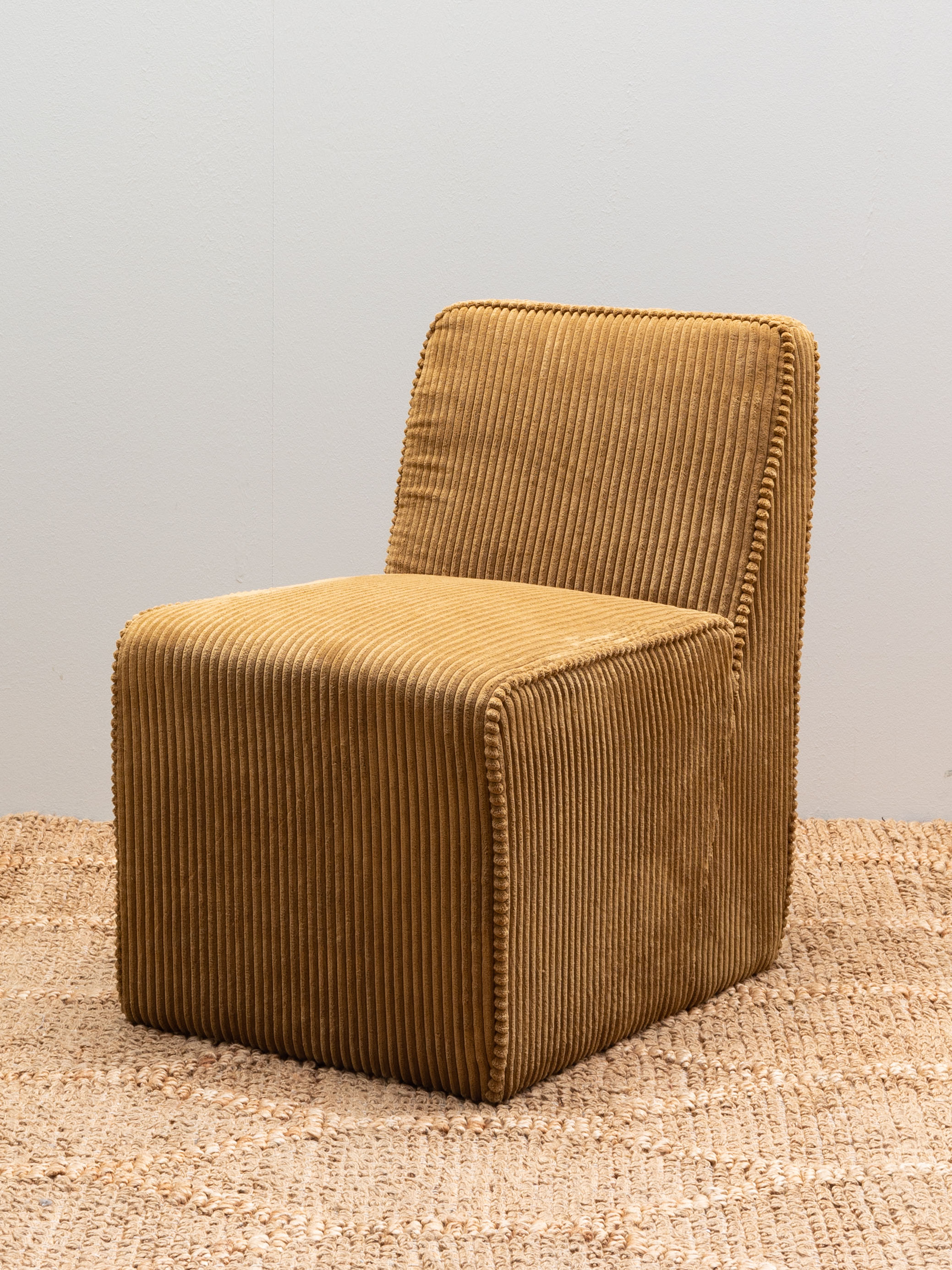 Disco chair mustard cord - 1