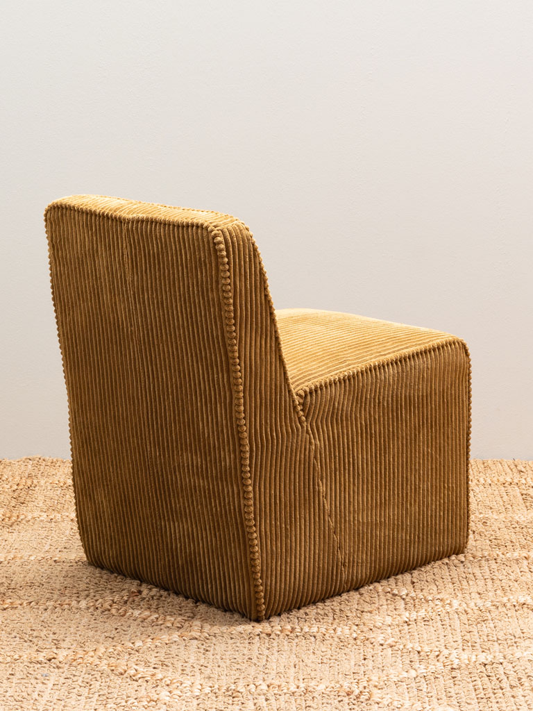 Disco chair mustard cord - 4