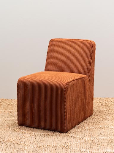 Disco armchair rust cord