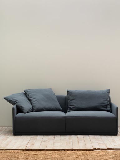 Sofa 2 seaters Baker deep waters color