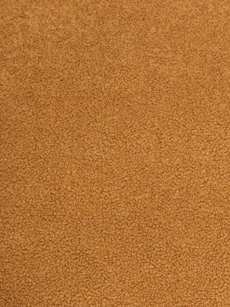 Armchair ochre curl Teddy - 6