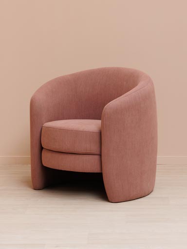 Round armchair Marsala