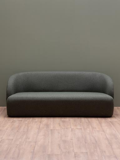 Sofa 3 seaters Clive grey-green